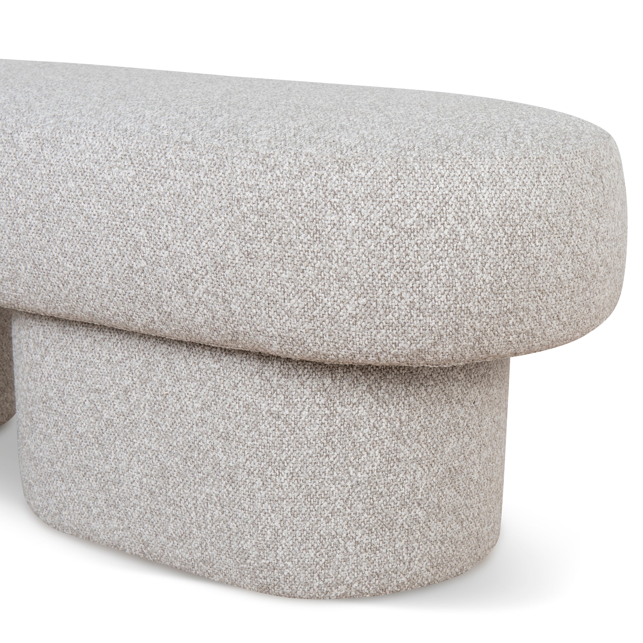 Kopitar 1.5m Long Ottoman Bench - Clay Grey Ottoman Yay Sofa-Core   