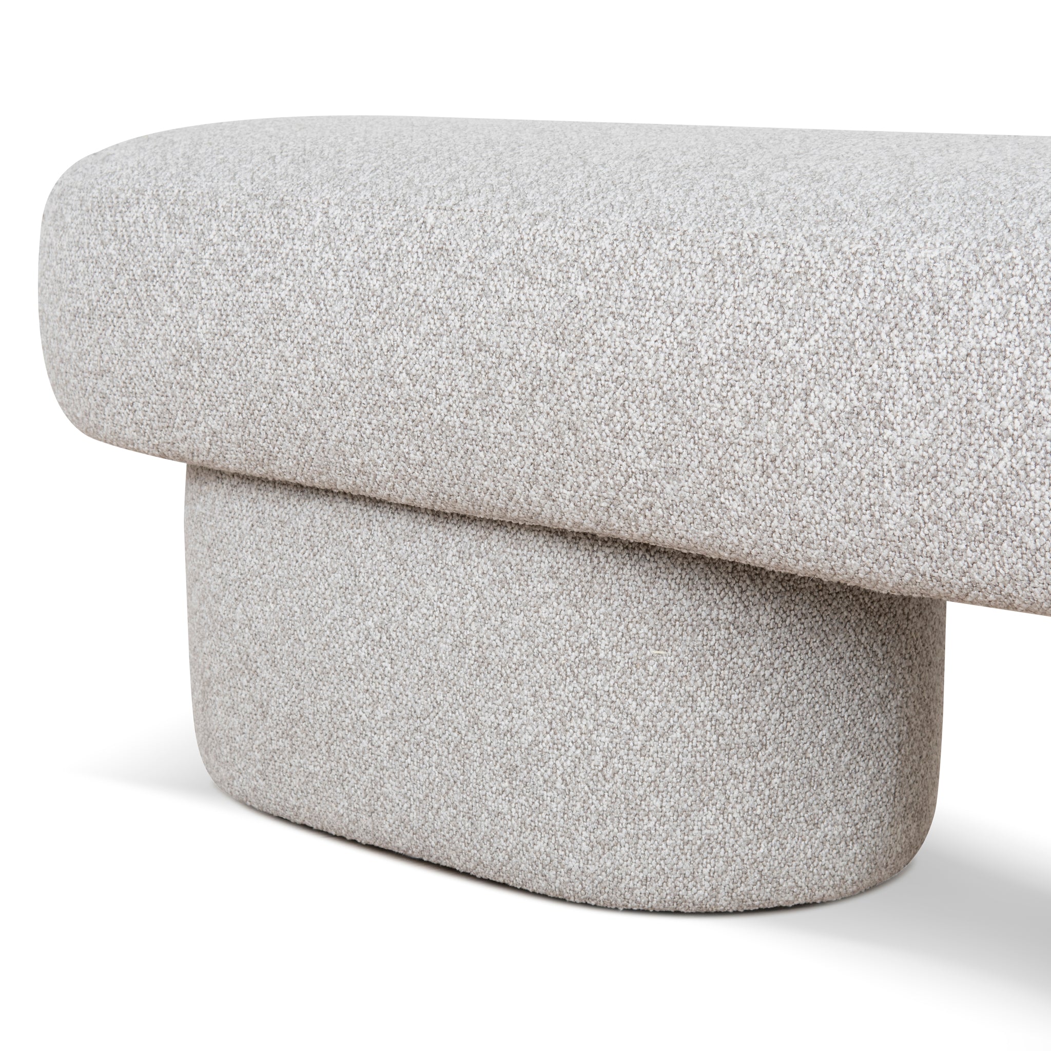 Kopitar 1.5m Long Ottoman Bench - Clay Grey Ottoman Yay Sofa-Core   
