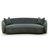 Trevor 3 Seater Fabric Sofa - Moss Green Sofa Casa-Core   