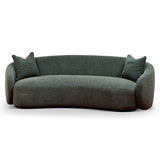 Trevor 3 Seater Fabric Sofa - Moss Green Sofa Casa-Core   