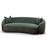 Trevor 3 Seater Fabric Sofa - Moss Green Sofa Casa-Core   