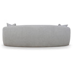 Trevor 3 Seater Fabric Sofa - Clay Grey Sofa Casa-Core   