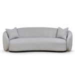 Trevor 3 Seater Fabric Sofa - Clay Grey Sofa Casa-Core   