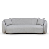 Trevor 3 Seater Fabric Sofa - Clay Grey Sofa Casa-Core   