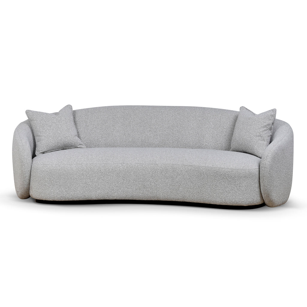 Trevor 3 Seater Fabric Sofa - Clay Grey Sofa Casa-Core   