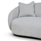 Trevor 3 Seater Fabric Sofa - Clay Grey Sofa Casa-Core   