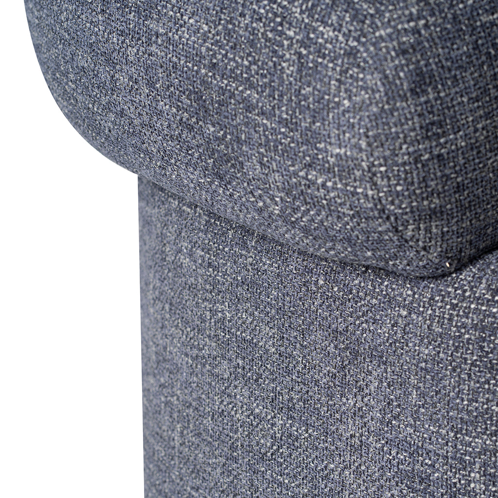 Caradoc Fabric Armchair - Moss Navy Armchair Casa-Core