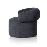Caradoc Fabric Armchair - Moss Navy Armchair Casa-Core