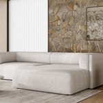 Mullen Right Chaise Sofa - Sterling Sand Chaise Lounge Casa-Core