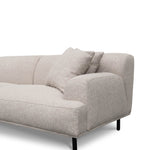 Jasleen 3 Seater Left Chaise Sofa - Sterling Sand Chaise Lounge Casa-Core   
