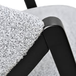 Freddie Fabric Armchair - Light Grey Fleck Armchair Iggy-Core   