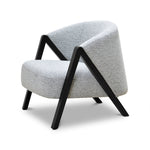 Freddie Fabric Armchair - Light Grey Fleck Armchair Iggy-Core   