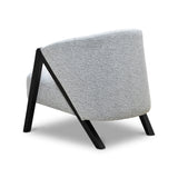Freddie Fabric Armchair - Light Grey Fleck Armchair Iggy-Core   