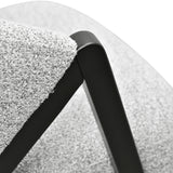 Freddie Fabric Armchair - Light Grey Fleck Armchair Iggy-Core   