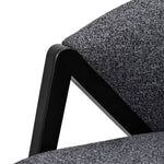 Ex Display - Freddie Fabric Armchair - Dark Grey Fleck Armchair Iggy-Core