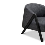 Ex Display - Freddie Fabric Armchair - Dark Grey Fleck Armchair Iggy-Core
