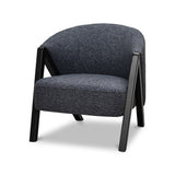 Ex Display - Freddie Fabric Armchair - Dark Grey Fleck Armchair Iggy-Core
