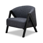 Ex Display - Freddie Fabric Armchair - Dark Grey Fleck Armchair Iggy-Core