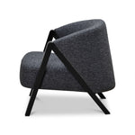 Ex Display - Freddie Fabric Armchair - Dark Grey Fleck Armchair Iggy-Core