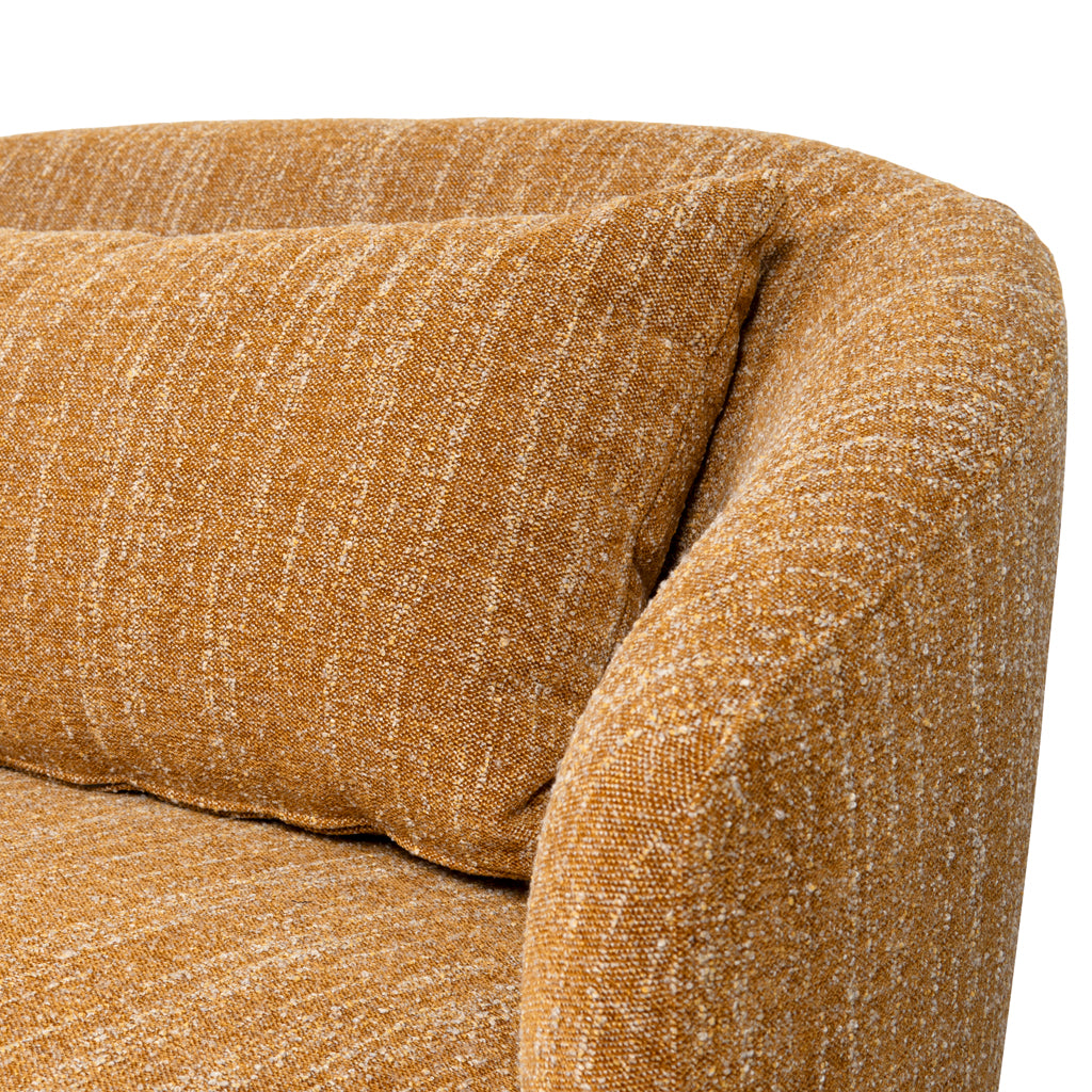 Janis Swivel Armchair - Ginger Brown Armchair K Sofa-Core
