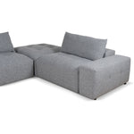 Ex Display - Oliver Modular Chaise Fabric Sofa - Glacier Grey Sofa K Sofa-Core