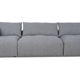 Ex Display - Oliver Modular Chaise Fabric Sofa - Glacier Grey Sofa K Sofa-Core