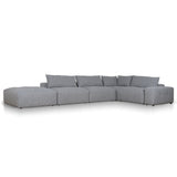 Ex Display - Oliver Modular Chaise Fabric Sofa - Glacier Grey Sofa K Sofa-Core