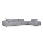 Ex Display - Oliver Modular Chaise Fabric Sofa - Glacier Grey Sofa K Sofa-Core