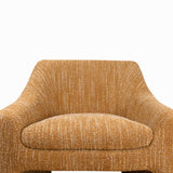 Rubin Fabric Armchair - Ginger Brown Armchair K Sofa-Core   