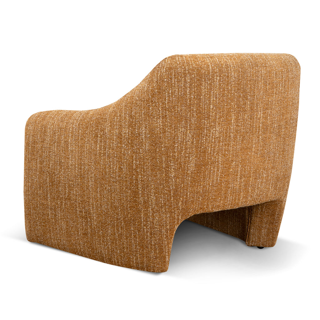 Rubin Fabric Armchair - Ginger Brown Armchair K Sofa-Core   