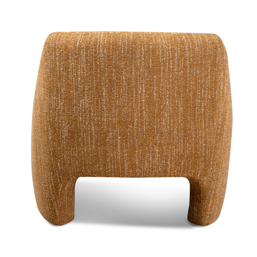 Rubin Fabric Armchair - Ginger Brown Armchair K Sofa-Core   