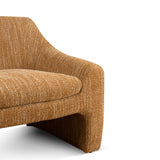 Rubin Fabric Armchair - Ginger Brown Armchair K Sofa-Core   