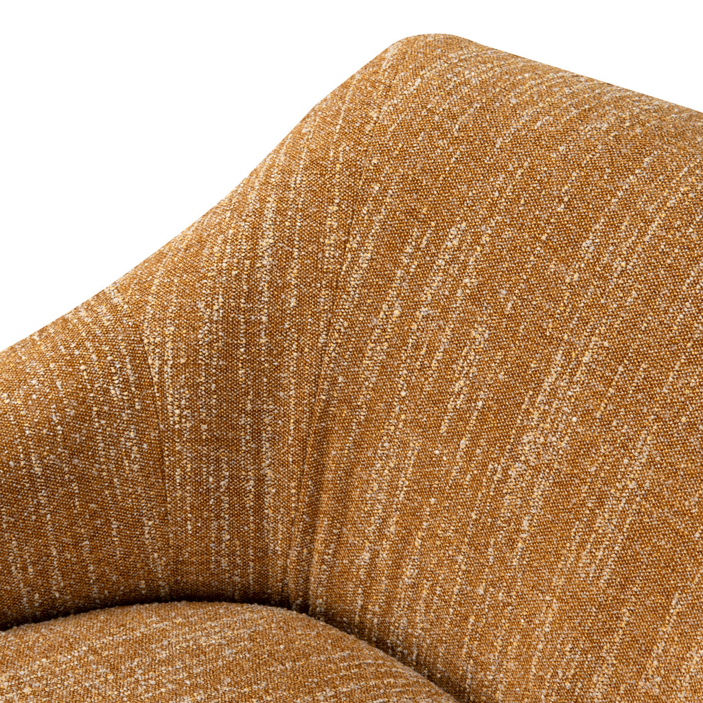 Rubin Fabric Armchair - Ginger Brown Armchair K Sofa-Core   