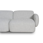 Gosling Left Chaise Modular Sofa - Cloud Grey Chaise Lounge K Sofa-Core   