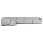 Gosling Left Chaise Modular Sofa - Cloud Grey Chaise Lounge K Sofa-Core   