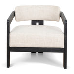 Ex Display - Malene Black Armchair - Linen Armchair Nicki-Core