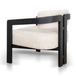 Ex Display - Malene Black Armchair - Linen Armchair Nicki-Core