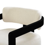 Malene Black Armchair - Linen Armchair Nicki-Core   