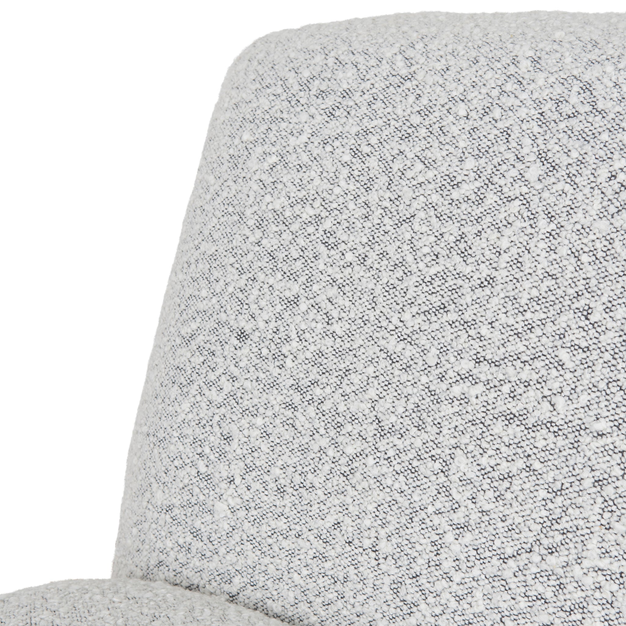 Deandre Armchair - Charcoal White Boucle Lounge Chair Casa-Core   