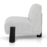 Deandre Armchair - Charcoal White Boucle Lounge Chair Casa-Core   