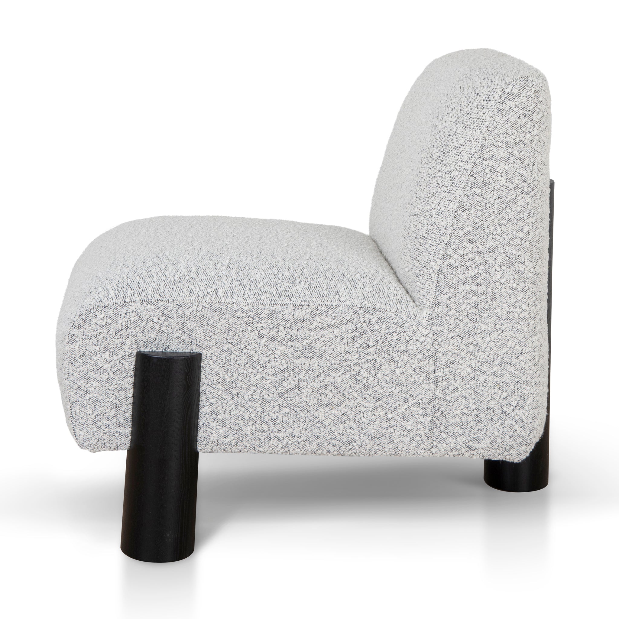 Deandre Armchair - Charcoal White Boucle Lounge Chair Casa-Core   