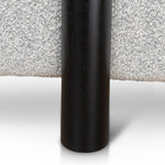 Deandre Armchair - Charcoal White Boucle Lounge Chair Casa-Core   