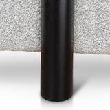 Deandre Armchair - Charcoal White Boucle Lounge Chair Casa-Core   