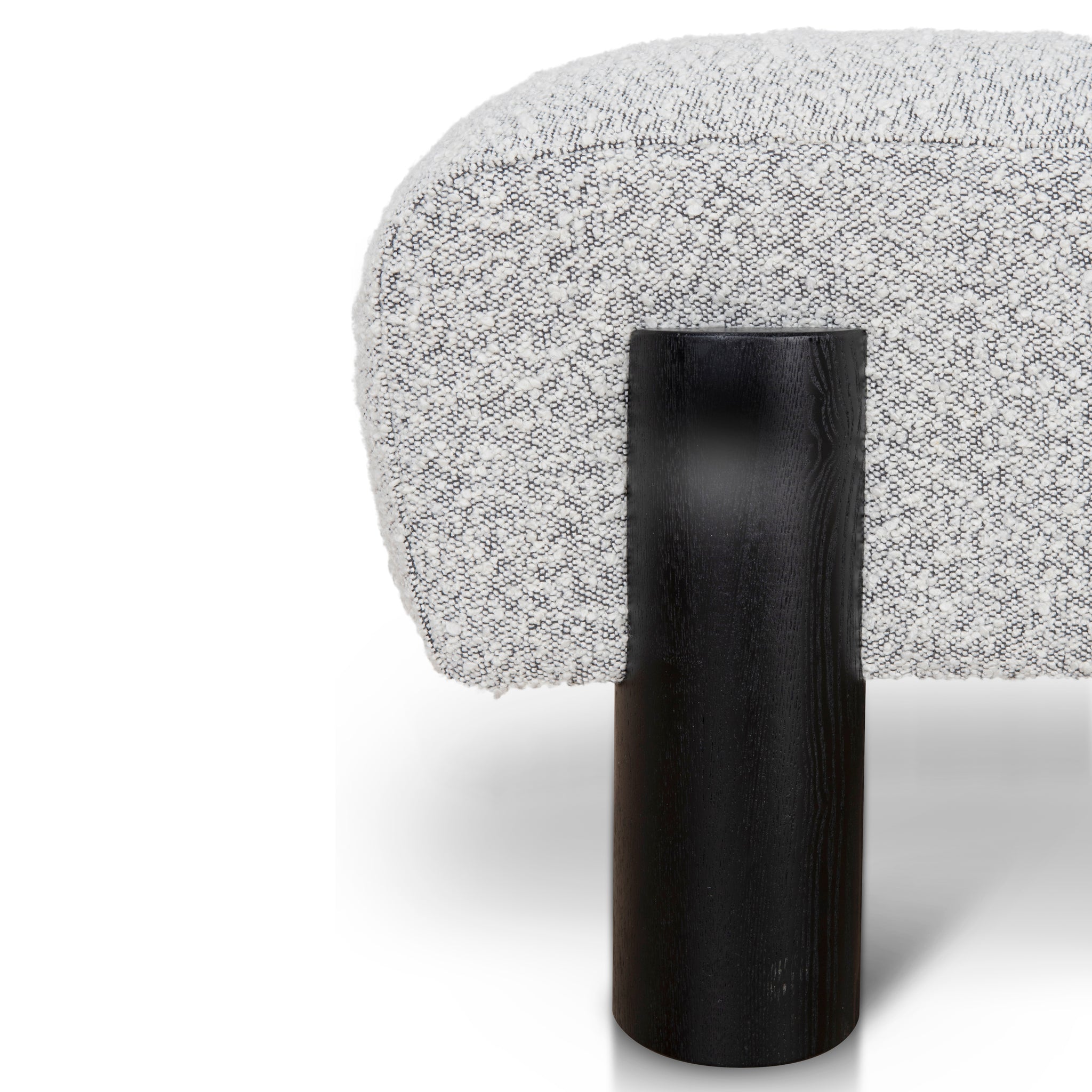 Deandre Armchair - Charcoal White Boucle Lounge Chair Casa-Core   
