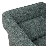 Cadence Swivel Armchair - Green Boucle Armchair Casa-Core