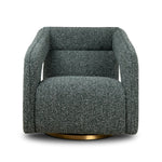 Cadence Swivel Armchair - Green Boucle Armchair Casa-Core