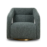 Cadence Swivel Armchair - Green Boucle Armchair Casa-Core