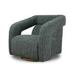 Cadence Swivel Armchair - Green Boucle Armchair Casa-Core