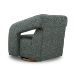 Cadence Swivel Armchair - Green Boucle Armchair Casa-Core