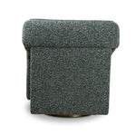 Cadence Swivel Armchair - Green Boucle Armchair Casa-Core